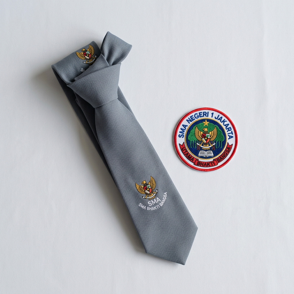 Dasi + Badge OSIS SMA
